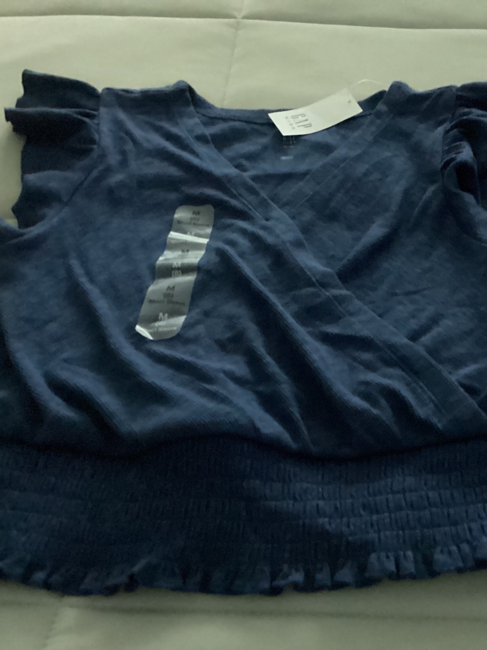 Gap Kids Blue Top size medium (8) girls NWT